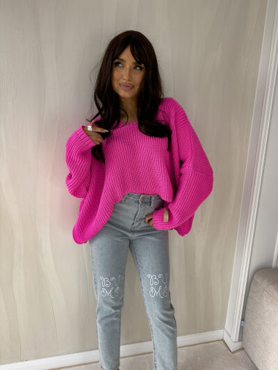 SWETER ZARRA BYME BARBIE RÓŻ